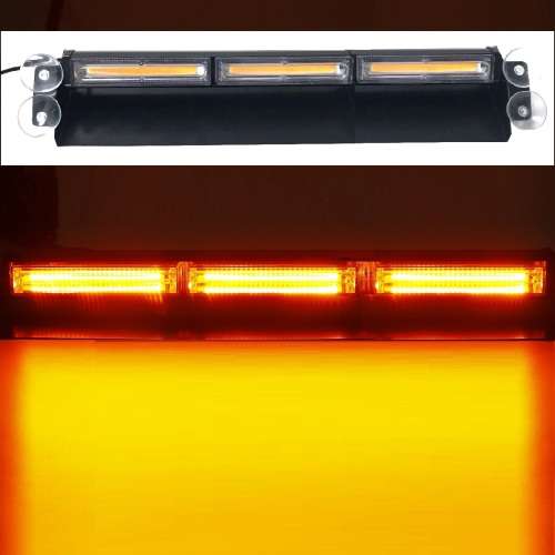Amber COB LED Windscreen Dashboard Vehicle Flash Strobe Very Long Dash Light Bar.Collections Allowed