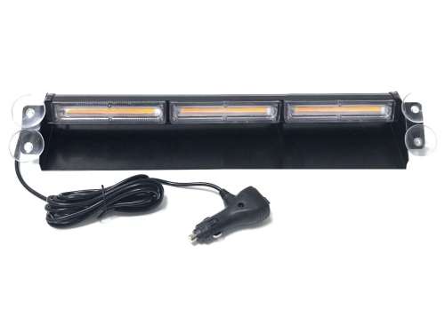 Amber COB LED Windscreen Dashboard Vehicle Flash Strobe Very Long Dash Light Bar.Collections Allowed