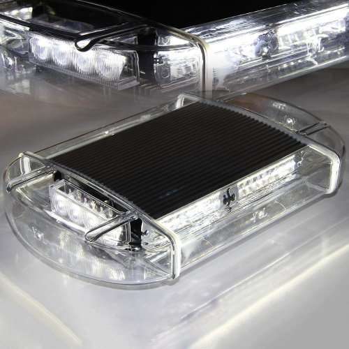 Magnetic Mount Cool White COB LED Strobe Flash Vehicle Roof Top Light Bar. Collections Are Allowed.
