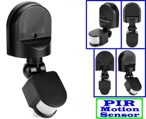 PIR Motion Sensor Detector Switch with a Junction Box, 180° Adjustable, 12Volts. Collections Allowed