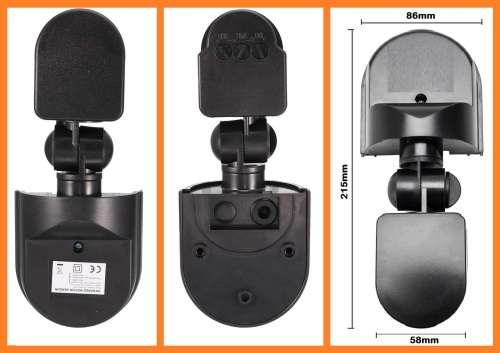 PIR Motion Sensor Detector Switch with a Junction Box, 180° Adjustable, 12Volts. Collections Allowed