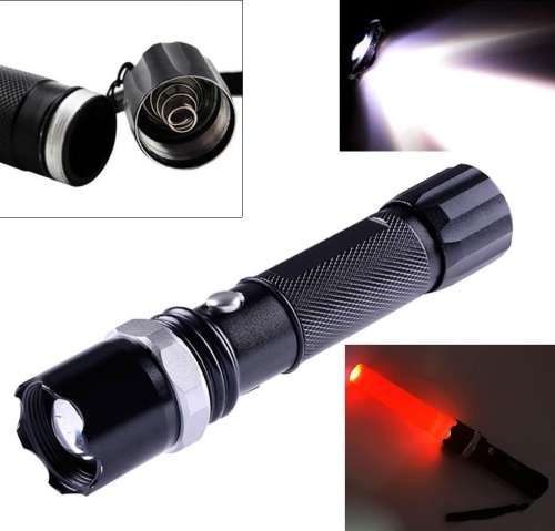 Hand-Held Rechargeable LED Traffic Safety Wand Signal Light and Torch. Collections Are Allowed.