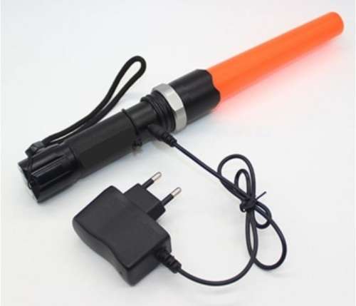 Hand-Held Rechargeable LED Traffic Safety Wand Signal Light and Torch. Collections Are Allowed.