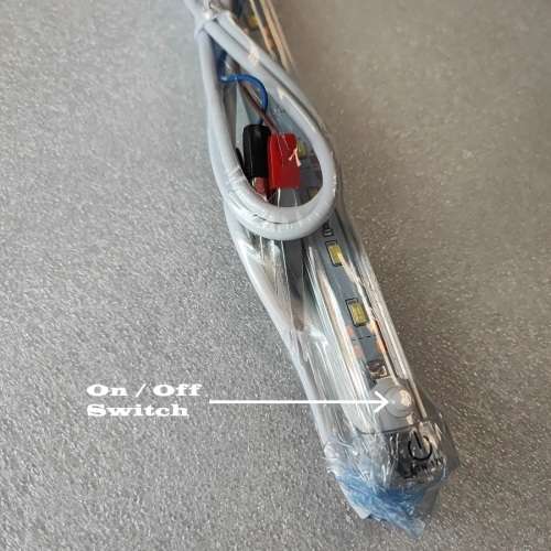 LED Tube Lights: 12Volts Emergency Caravan LED Tube Lamps With ON/OFF Switch. Collections allowed.