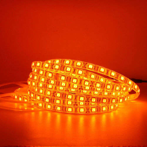 Orange LED Strip Lights: 5 Metres 12Volts Waterproof in Orange Colour. Collections are allowed.