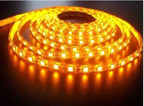 Orange LED Strip Lights: 5 Metres 12Volts Waterproof in Orange Colour. Collections are allowed.