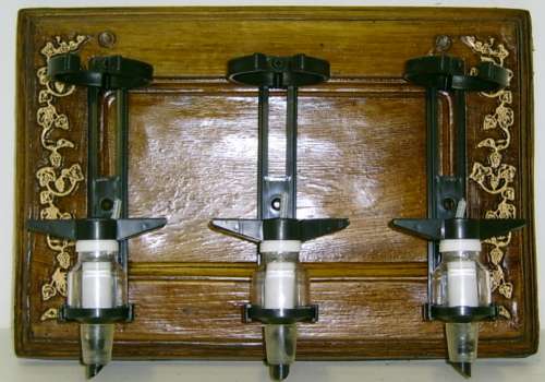 Liquor Dispensers: Classic Design With 3 Sets of Optics and Brackets. Brand New. Collections Allowed