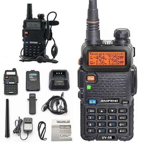 BAOFENG UV-5R Walkie Talkie VHF UHF Dual Band 8W Handheld Two Way Radio. Collections Allowed.