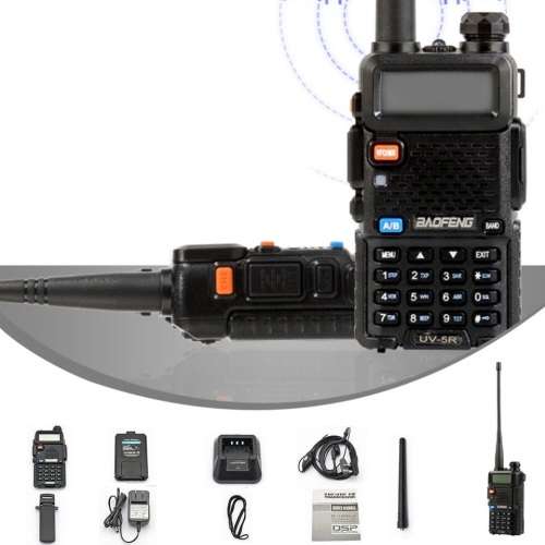 BAOFENG UV-5R Walkie Talkie VHF UHF Dual Band 8W Handheld Two Way Radio. Collections Allowed.