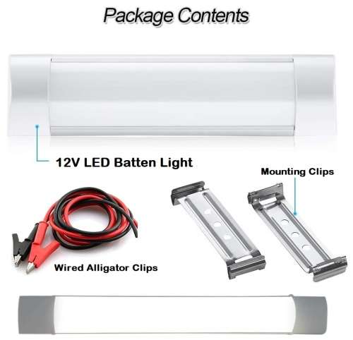 12Volts LED Batten Lights: Ideal For Use As Loadshedding Tube Lamps. Collections Allowed.