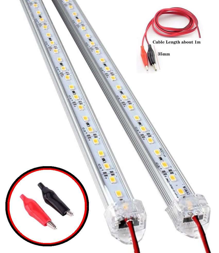 Very Long 1200mm LED Tube Lights 12Volts Aluminium Rigid Strip Lights. Collections Are Allowed.