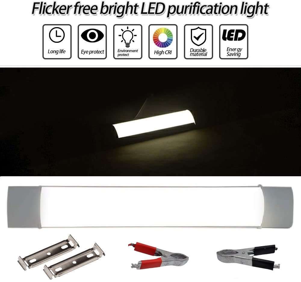 LED Batten Lights / Tube Lamps. 12 Volts. Can Be Run From A 12V Battery or PSU. Collections Allowed.