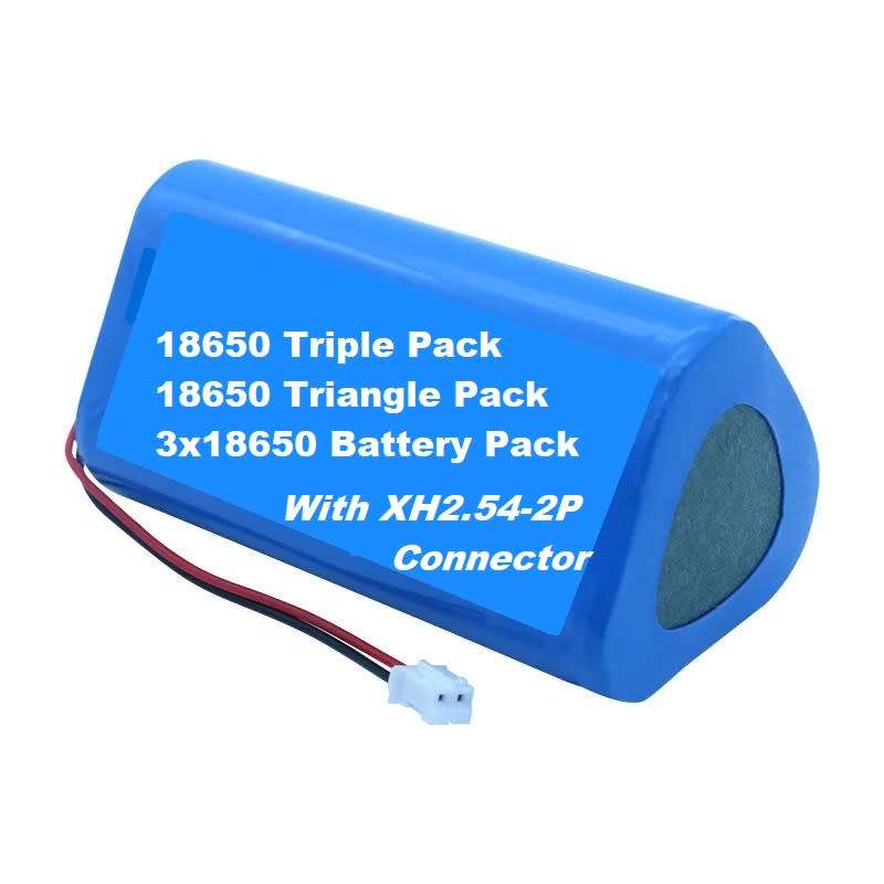 Rechargeable 18650 Battery Triangle Pack 3.7V 3-Cells. Light Duty Applications. Collections Allowed.