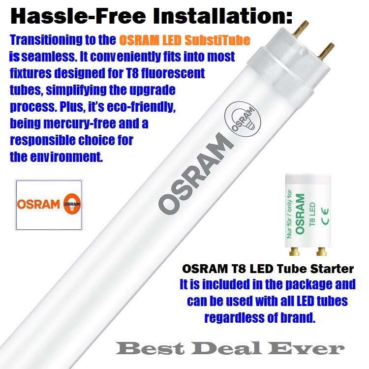 Direct Replacement for Fluorescent Tube. 25x OSRAM 5ft 1500mm LED T8 Tube Lights. Collection Allowed