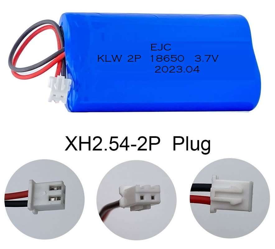 Rechargeable 18650 Battery Twin Pack 3.7V 2-Cells Pack Light Duty Applications. Collections Allowed.
