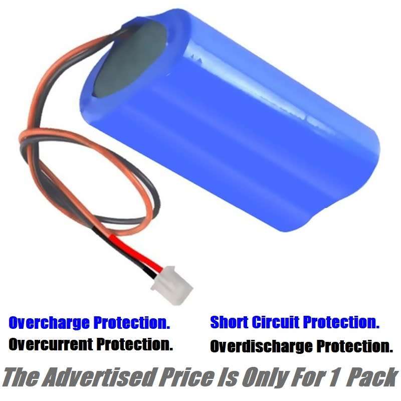 Rechargeable 18650 Battery Twin Pack 3.7V 2-Cells Pack Light Duty Applications. Collections Allowed.