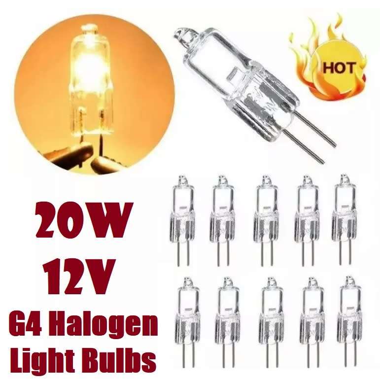 G4 Halogen Light Bulbs 20W 12Volts Warm White Bulbs, Capsules, Lamps. Collections Are Allowed.