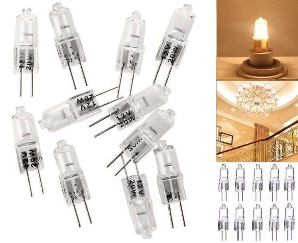 G4 Halogen Light Bulbs 20W 12Volts Warm White Bulbs, Capsules, Lamps. Collections Are Allowed.