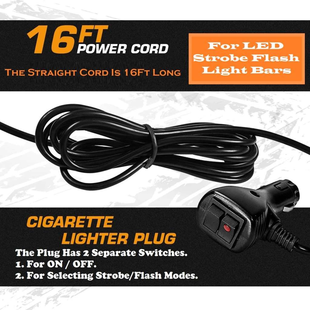 Construction Vehicle COB LED Strobe Roof Top Flash Amber Light Magnetic Mount. Collections Allowed.