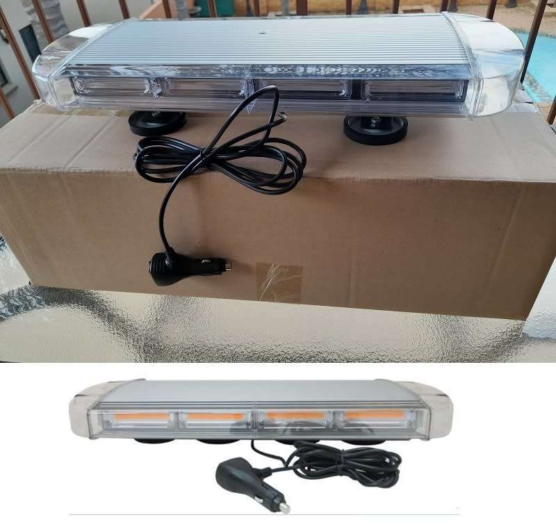 Vehicle COB LED Strobe Roof Top Flash Light White Light Colour Magnetic Mount. Collections Allowed.