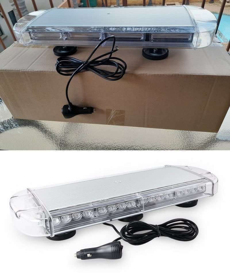 Vehicle COB LED Strobe Roof Top Flash Light White Light Colour Magnetic Mount. Collections Allowed.