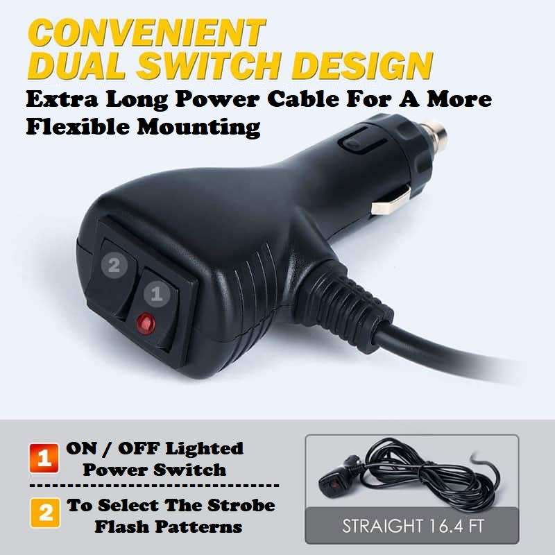 Vehicle COB LED Strobe Roof Top Flash Light White Light Colour Magnetic Mount. Collections Allowed.