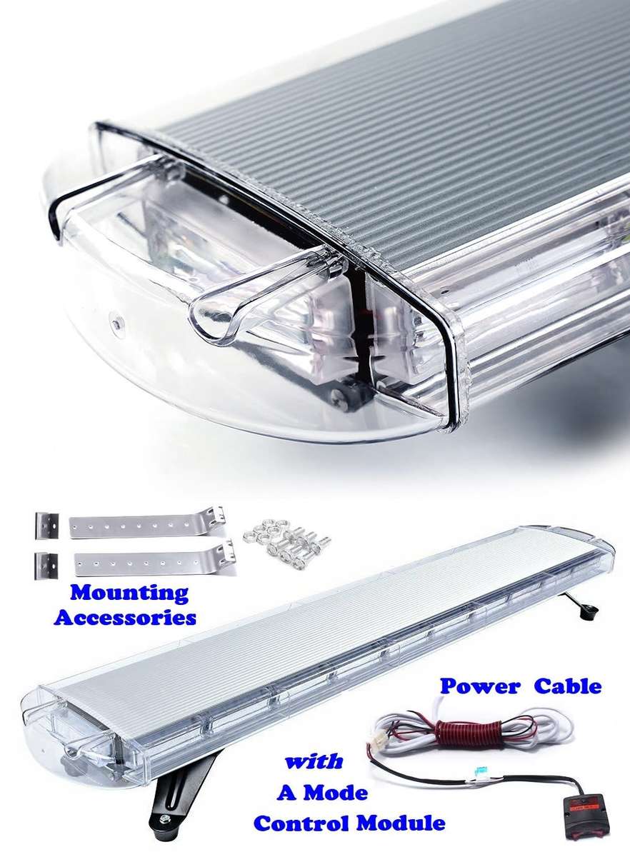 LED Security Vehicle Roof Top Emergency Hazard Warning Flash Strobe Light Bar. Collections Allowed.