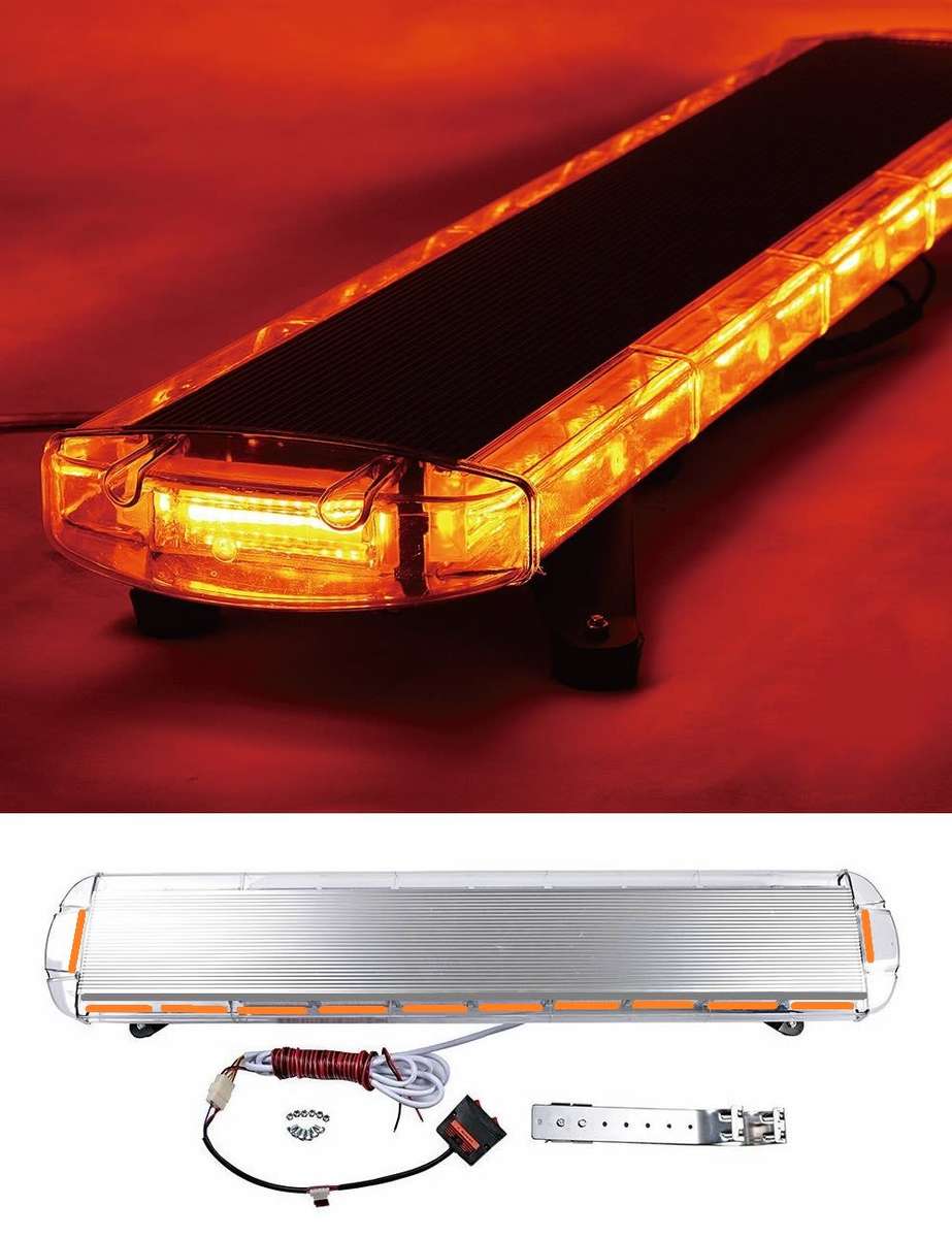 Amber COB LED Strobe Flash Emergency Hazard Warning Vehicle Roof Top Light Bar. Collections Allowed.