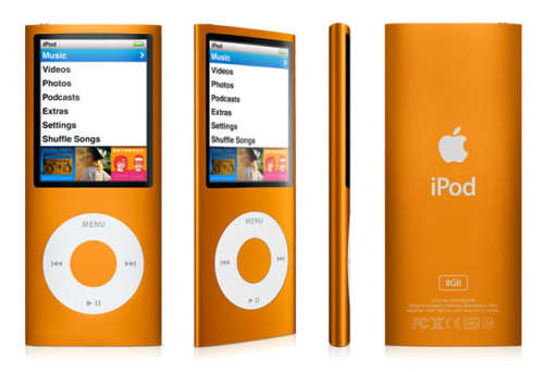 Original Apple iPod Nano - 4th Generation - Orange - 8GB