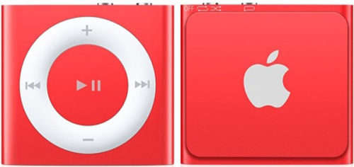 Original Apple iPod shuffle 2GB - Red - In Box with iPhone earpods