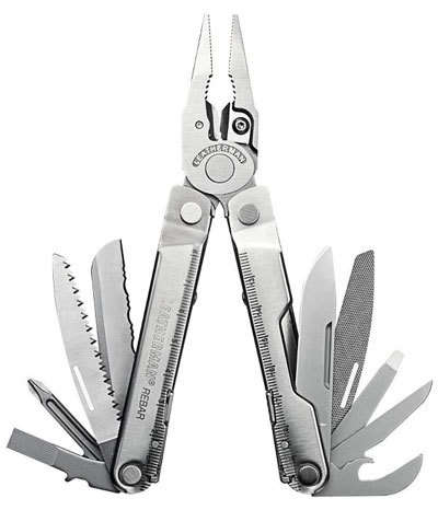 Leatherman Rebar - Silver - Authentic - Stainless Steel - Brand New Condition with Pouch