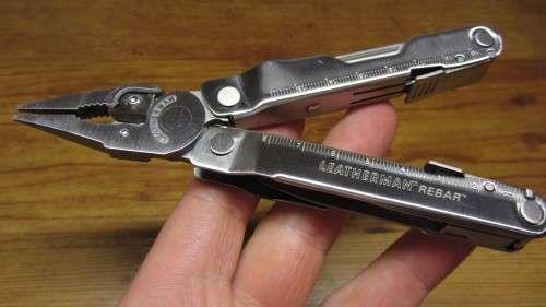 Leatherman Rebar - Silver - Authentic - Stainless Steel - Brand New Condition with Pouch