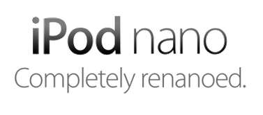 Genuine Apple iPod Nano - 4th Gen - 8GB - A1285 - Silver - APPLE - THINK DIFFERENT