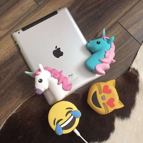 EMOJI charging Banks - Various Designs - Between 2600mah - 6000mah - Brand New -**R1 Bid Increment**