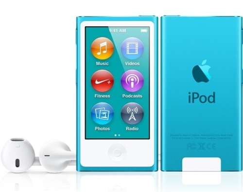 Apple iPOD NANO 7TH GENERATION -16GB- Black - Authentic Apple - Perfect For Fitness with Bluetooth