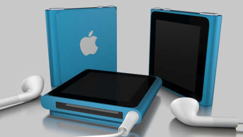 Apple iPod Nano - 6th Generation - BLUE - 16GB - With Earphones and charging/data Cable