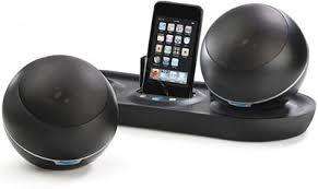 iPod Speaker Dock with Wireless Speakers -  SHOX AIRDOC - For iPod w/ Aux Input