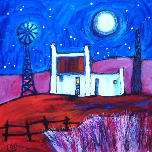 Farmhouse and Windmill