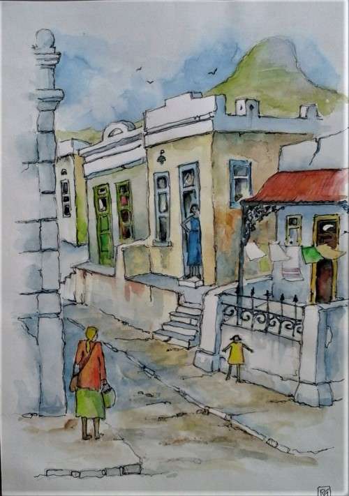 street scene in bokaap