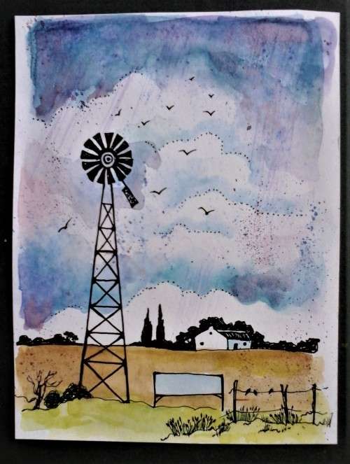 a rainy afternoon on the farm