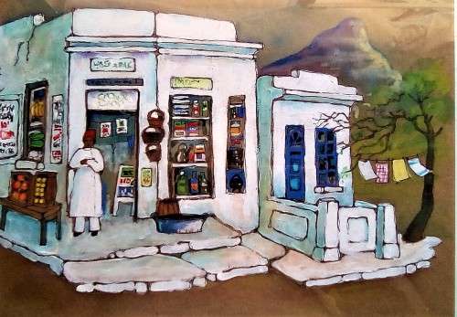 corner shop in old bokaap cape town