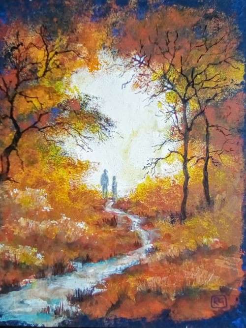 A Walk in an Autumn Forest