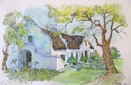 old cape dutch farmhouse in paarl