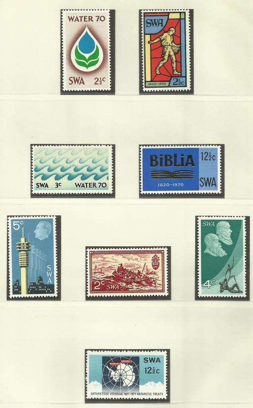 1970/71 SWA STAMPS UHM.