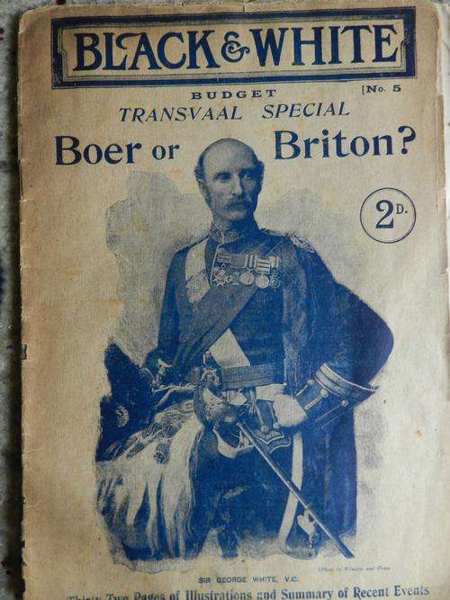 Black & White Budget News letter - 34 pages age 1899/1900 - Boerwar History!!