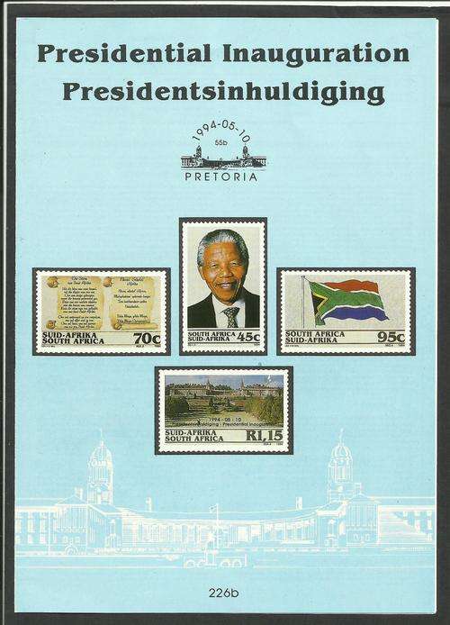 1994-05-10 PRESIDENTIAL INAUGURATION ORDER FORM MINT.