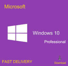 Microsoft Windows 10 Pro Professional 32/ 64bit Genuine License Key