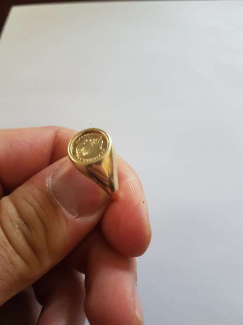 9ct Peso Coin Ring