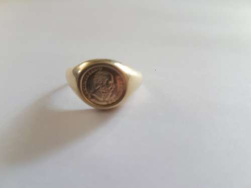 9ct Peso Coin Ring