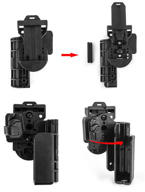 Quick Tactical Glock 19/17 Holster